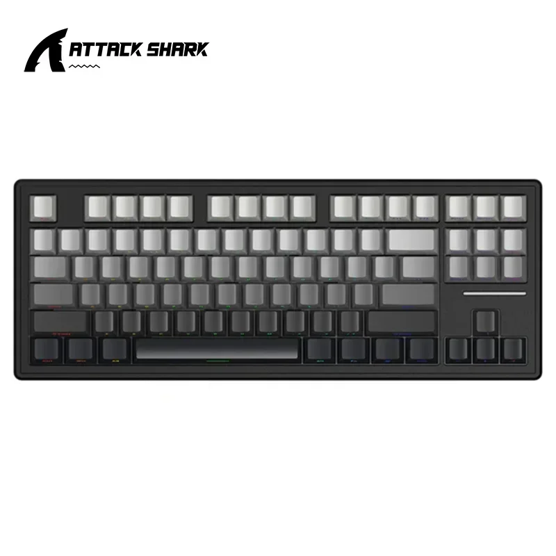 

Attack Shark M87RGB Wireless Bluetooth Mechanical Keyboard,Hot-Swappable,RGB backlight,Tri-Mode Connection,Custom Drive,Win&Mac