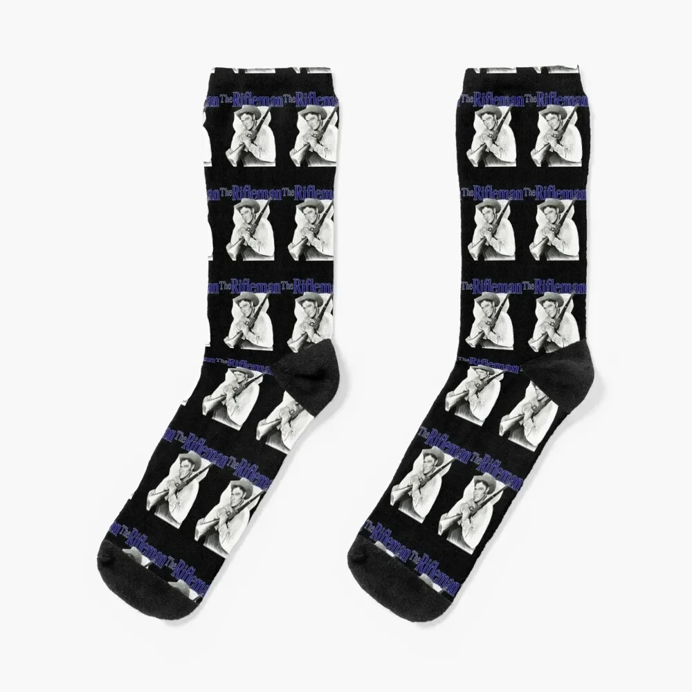 

The Rifleman Gift Halloween Day, Thanksgiving, Christmas Day Socks soccer anti-slip moving stockings Socks Men's Women's