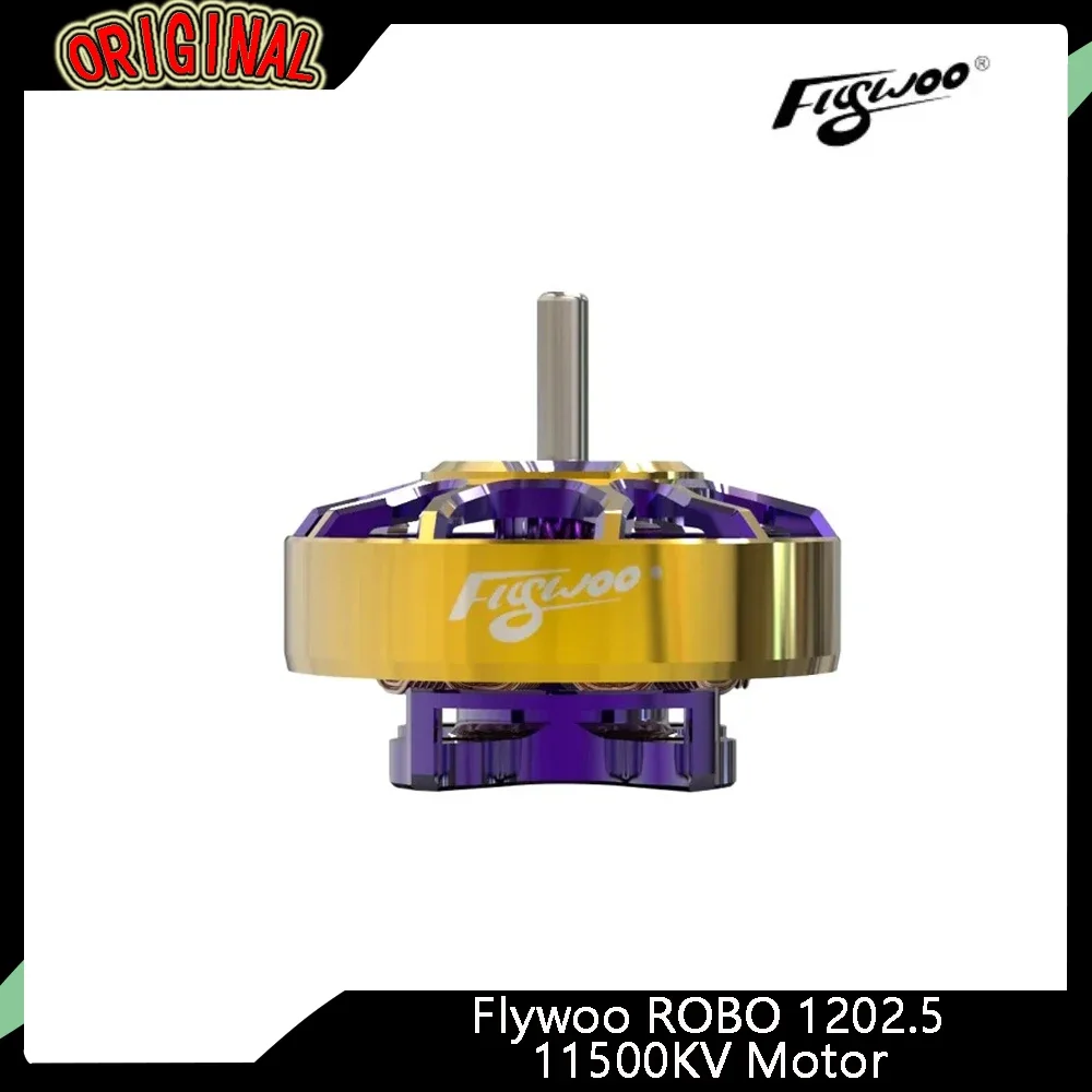 Flywoo ROBO 1202.5 11500KV bürstenloser Motor – hocheffizient für ultraleichte Drohnen (Whoop/Zero Whoop)