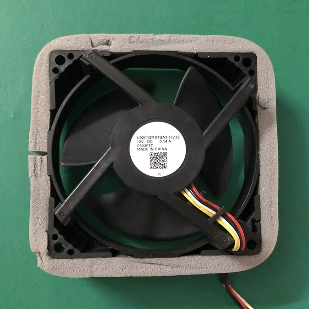 NEW Refrigeration Fan U92C12MS1BA3-57Z32 12V 0.14A 0303F5T for Midea/ Haier Refrigerator Cooling Fan Ventilation Motor Fan 9cm