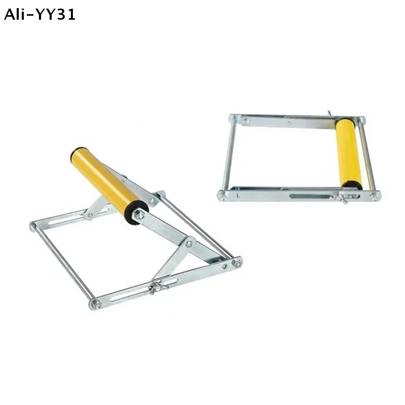 

【Y31】1 шт. Регулируемая по высоте роликовая подставка для настольной пилы, опорная стойка для распиловки под углом, для деревообработки, опорная рама