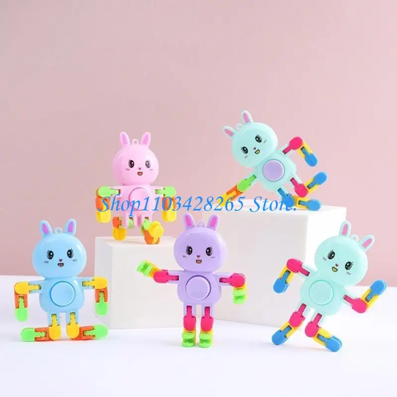 Robot robot thỏ spinner đồ chơi chống lại đồ chơi cơ học cảm giác cho tâm trạng khác nhau làm dịu đi G2TE G2TE