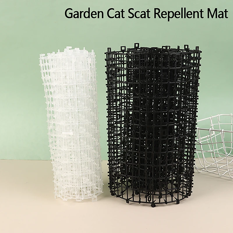 

Garden Cat Scat Repellent Mat Prickle Strips Anti Cat Net Spike Deterrent Keep Cat Dog Away Digging Climbing Pets Supplies