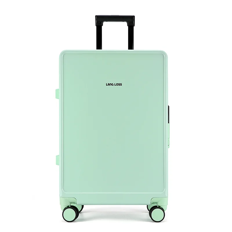 Aluminum Frame Rolling Suitcase Student Large Capacity Fashion Trolley Case Business Boarding Box Travel Spinner Luggage