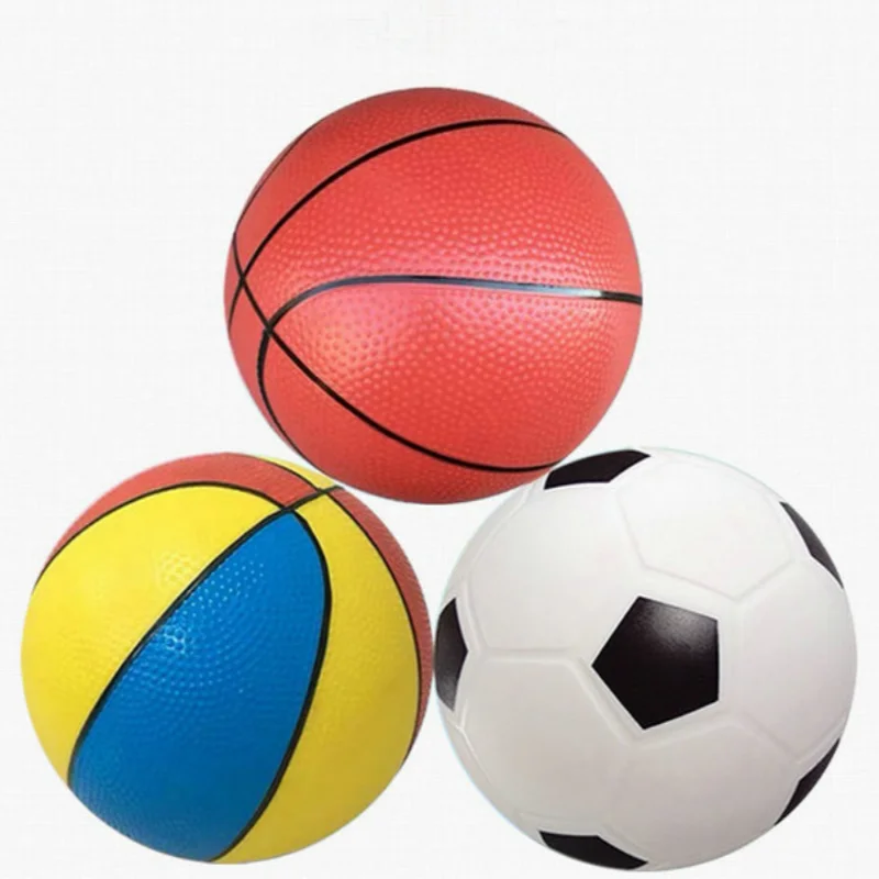 18 см резиновые надувные баскетбольные игрушки, утолщенные ПВХ баскетбольные детские спортивные игрушки, баскетбольные игры на открытом воздухе, эластичные шарики, игрушки