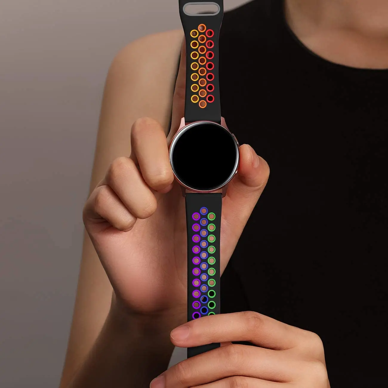 Pulseira de silicone macio quente 18 20 22 mm para garmin vivoactive 3 vivoactive 4/4S esporte liberação rápida relógio banda correia de pulso