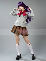 Anime Crystal Sailor Mars Hino Rei Cosplay Winter Costume Sailor Suit  for Adults