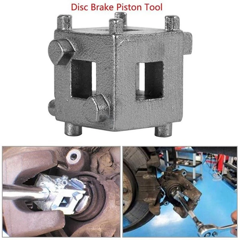 Rear Disc Brake Caliper Piston Rewind/Wind Back Cube Tool 3/8\