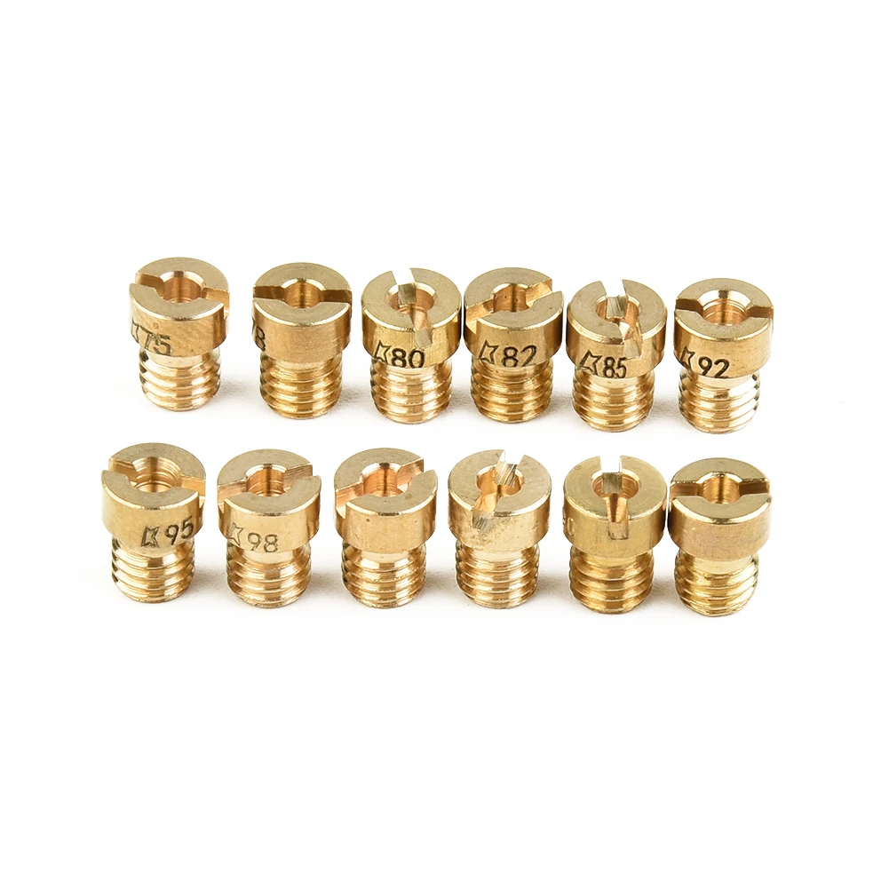 

#75 - #102 Carburetor Main Jet 12Pcs Carb Jets Kit Main Racing Carburetor Sturdy High Quality Long Service Life