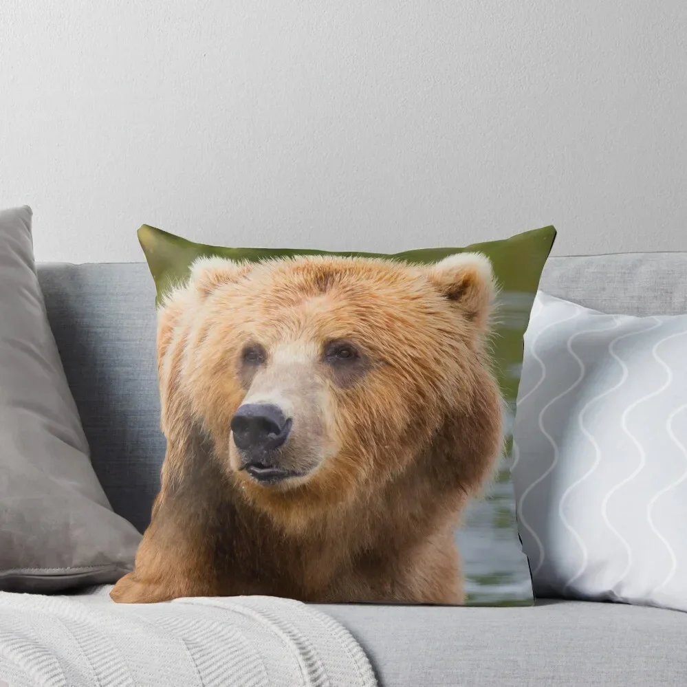 

Grizzly Bear- Alaska Throw Pillow christmas ornaments 2025 Luxury Cushion Cover pillow cover luxury pillow