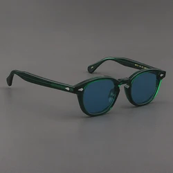 Men's Polarized Sunglasses Johnny Depp Lemtosh Style Brand Designer Sun Glasses Lens Woman Luxury Vintage Acetate Driver's Shade