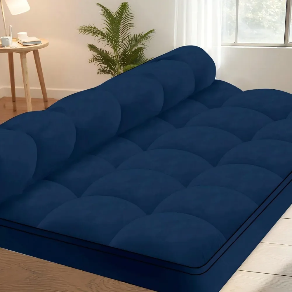 Cooling Extra Thick Mattress Topper, Quilted Fluffy Soft Mattress Pad Cover Protector, Breathable Pillow Top Mattress Topper Ove