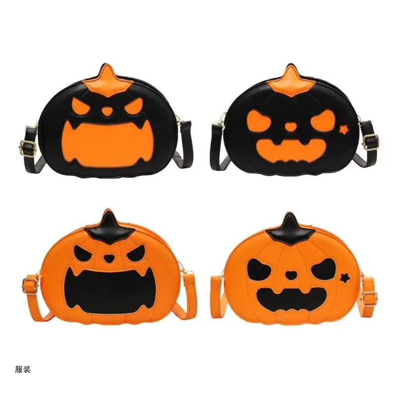 D0UD 2023 Fashion Phone Bags Halloween Funny Pumpkin Shoulder Bag Large Capacity Crossbody Bags for Girl Women Versatile Bag