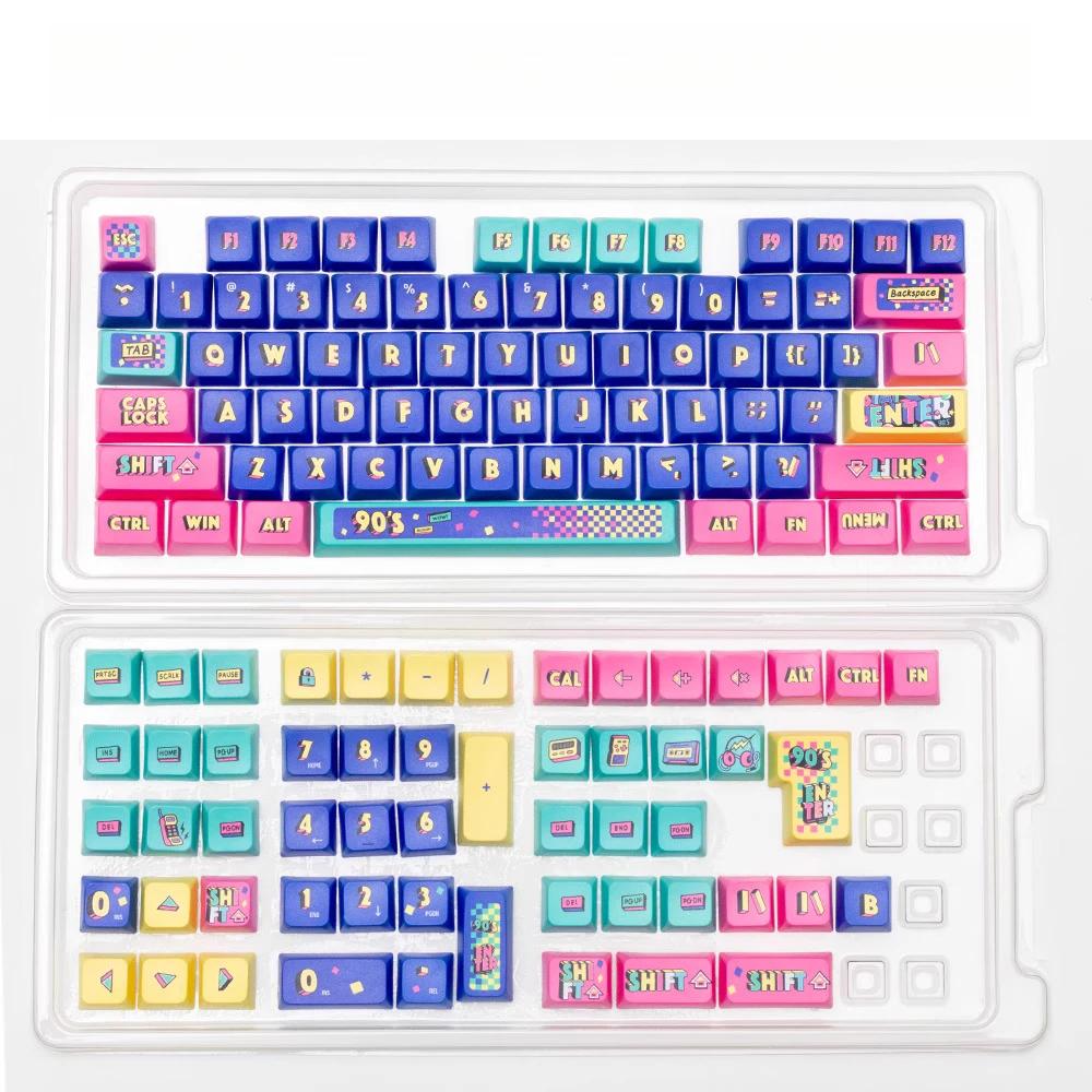

In the 1990s, PBT keycaps were sublimated, personalized customization and creative keycaps MDA height