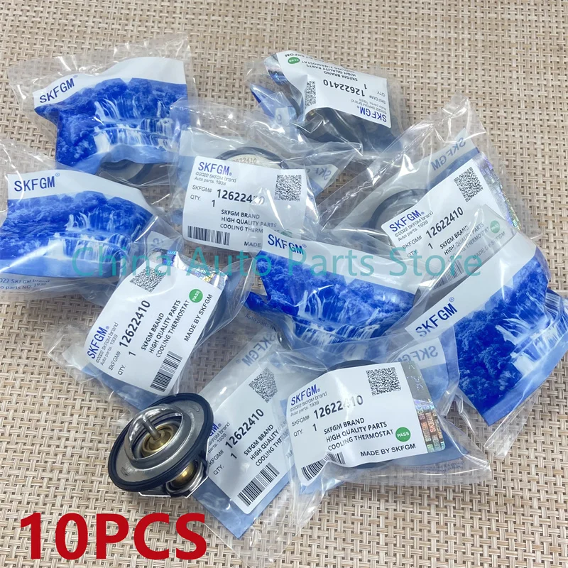 

*10 Pieces (12622410) Engine coolant thermostat For GMC Chevrolet Malibu Impala Cavalier Equinox Buick LaCrosse Regal Pontiac