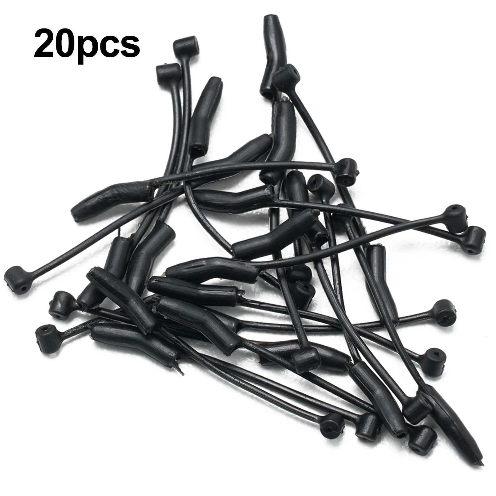 10/20/50pcs Carp Fishing Hook D-Rig Kickers Hook Anti Tangle Sleeves For Ronnie Rigs Fishing Tackle Accessories