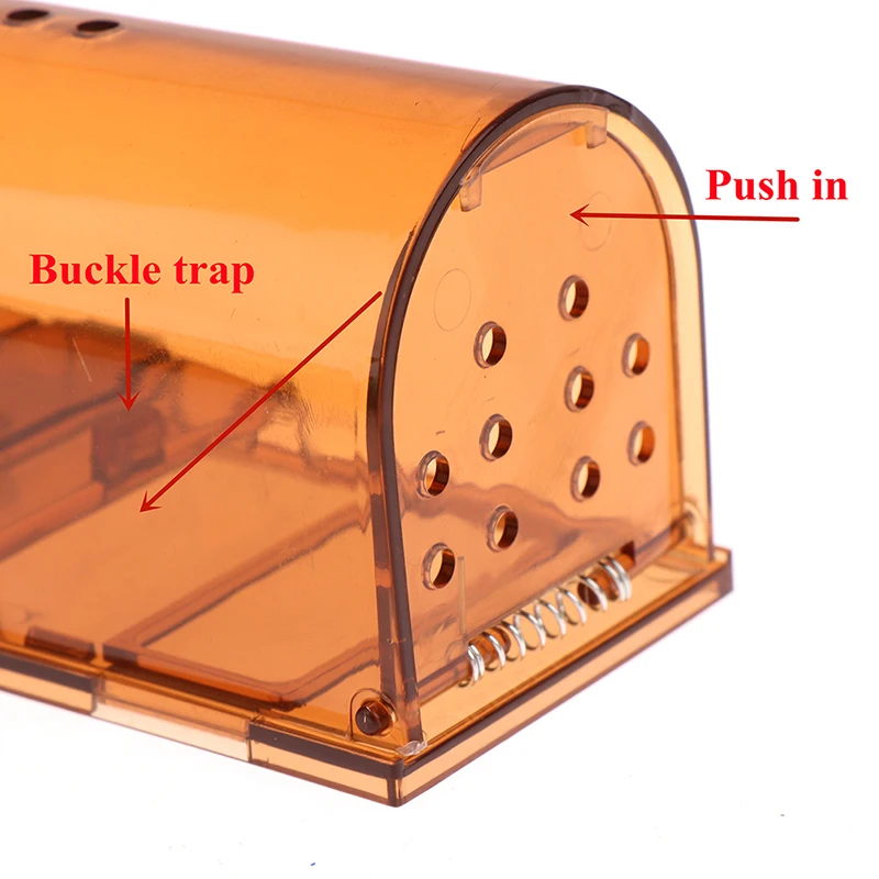 Mouse Trap No Kill Self-locking Animal Pet Control Cage Reusable Mice Rodent Catcher Lock Mousetrap Rat Trap