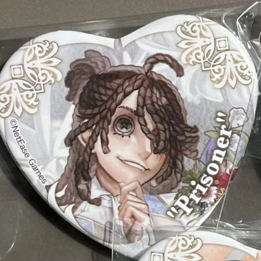 Horror Identity Ⅴ White Day Metal Brooch Pin Cartoon Character Cosplay Badge for Bag Clothes Accessories Valentine's Day Gift