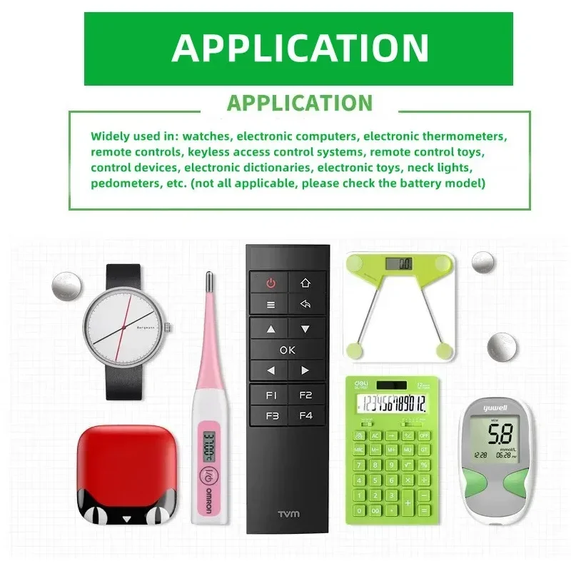 1.55V AG13 LR41 Button Battery L1154 RW82 SR1154 SP76 SR44 A76 LR1154 GP7 Button Battery Toy Remote Control Batteries