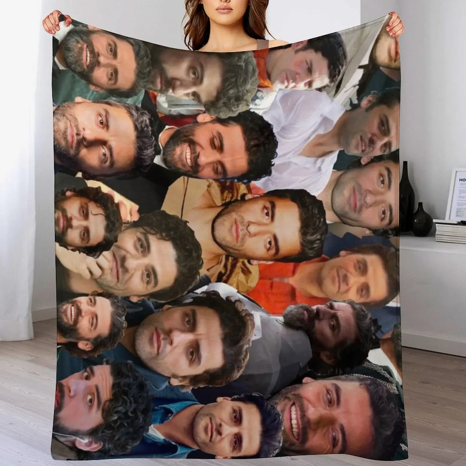 

OscarIssac Photo Collage Throw Blanket Cozy Throw Blanket for Bed Sofa Chair