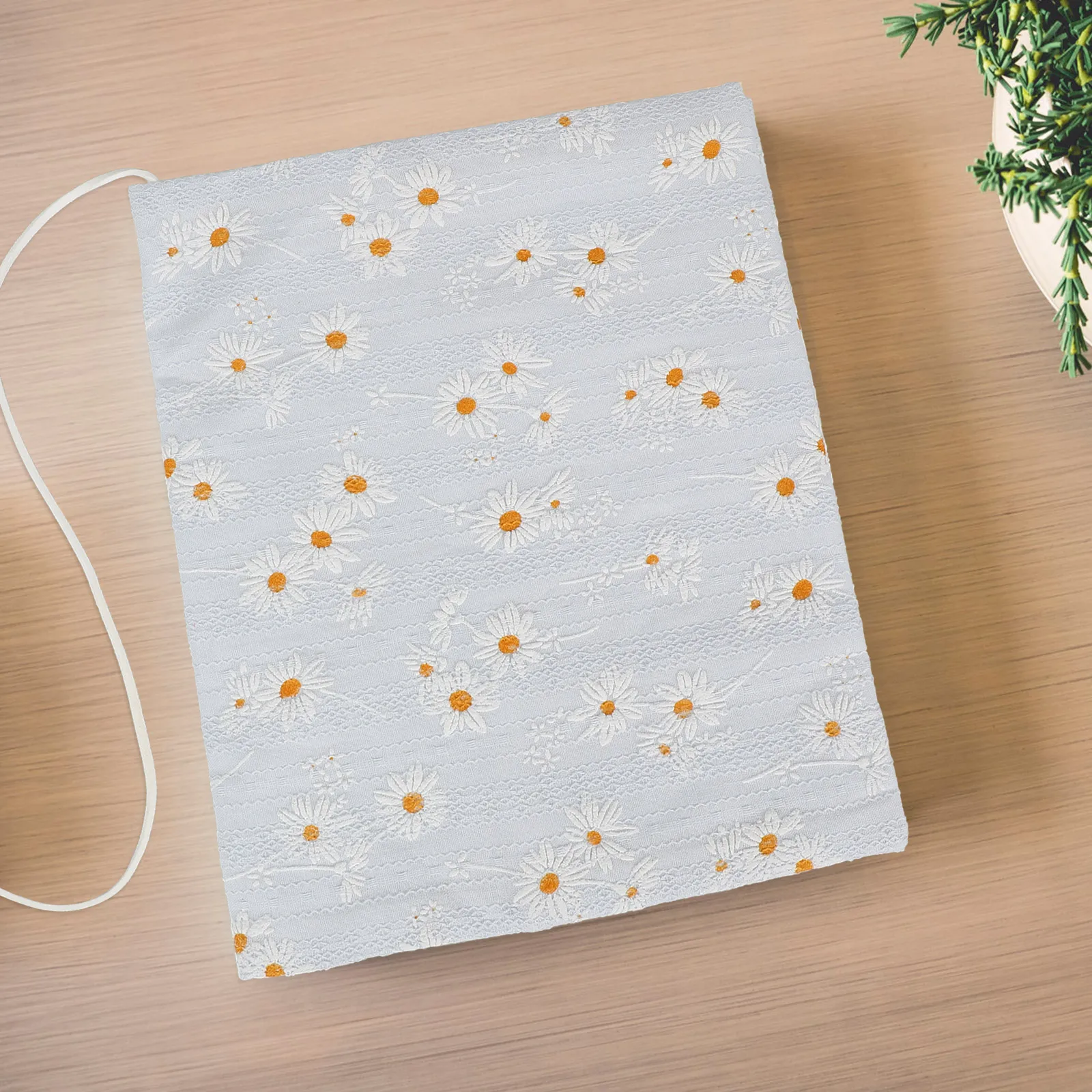 

Cloth Book Cover A5 Handmade Protective Sleeve for Notebook Hardcover Decorative Book Protector Anti Wear Reusable