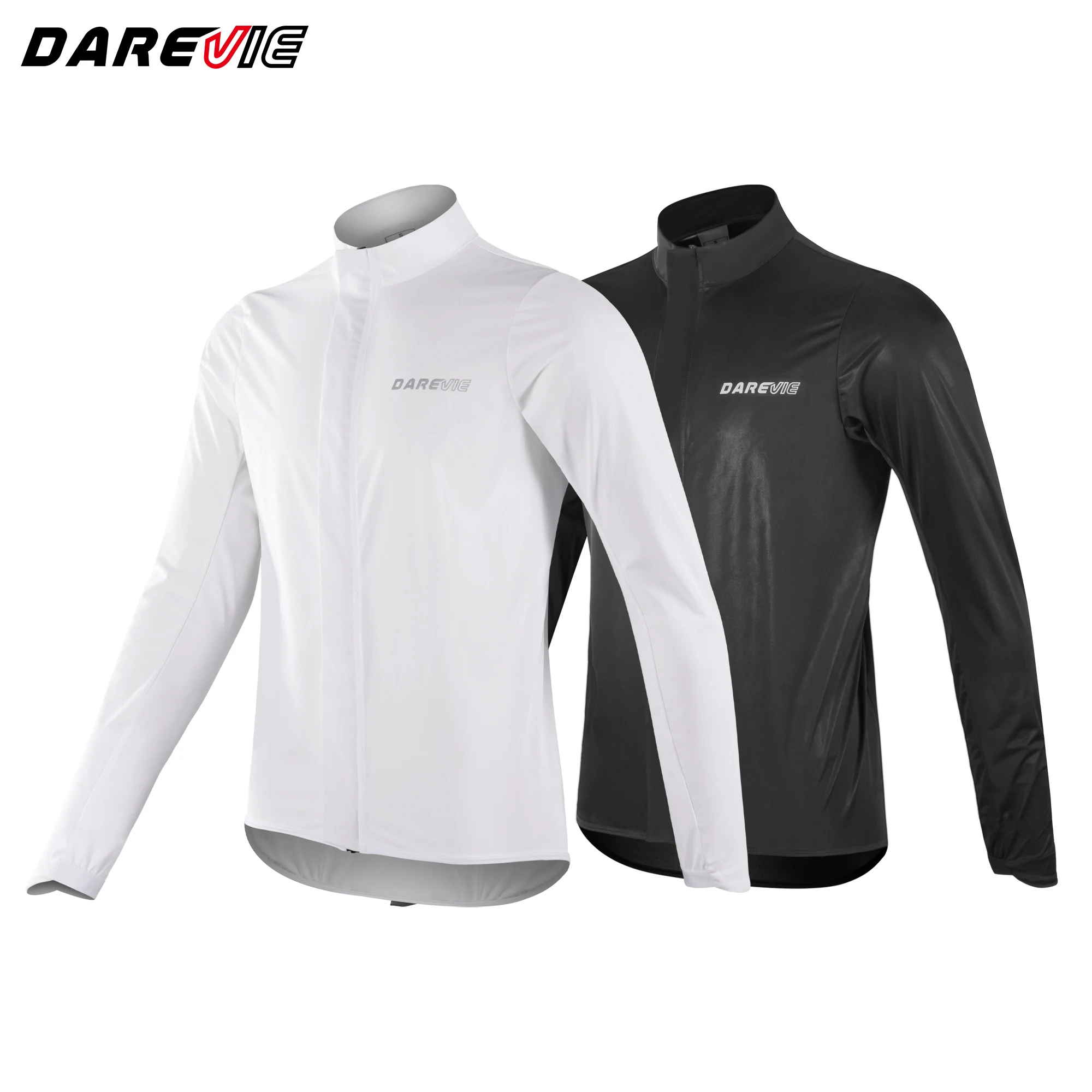 DAREVIE Vestes pour homme imperméable anti UV doux hommes vestes coupe-vent léger doux anti-dérapant imperméable en plein air cyclisme veste homme