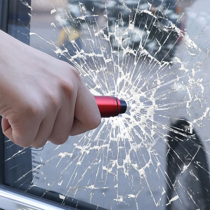 Martello di sicurezza per auto martello per finestrino per auto martello di emergenza taglierina per cintura di sicurezza strumento per auto