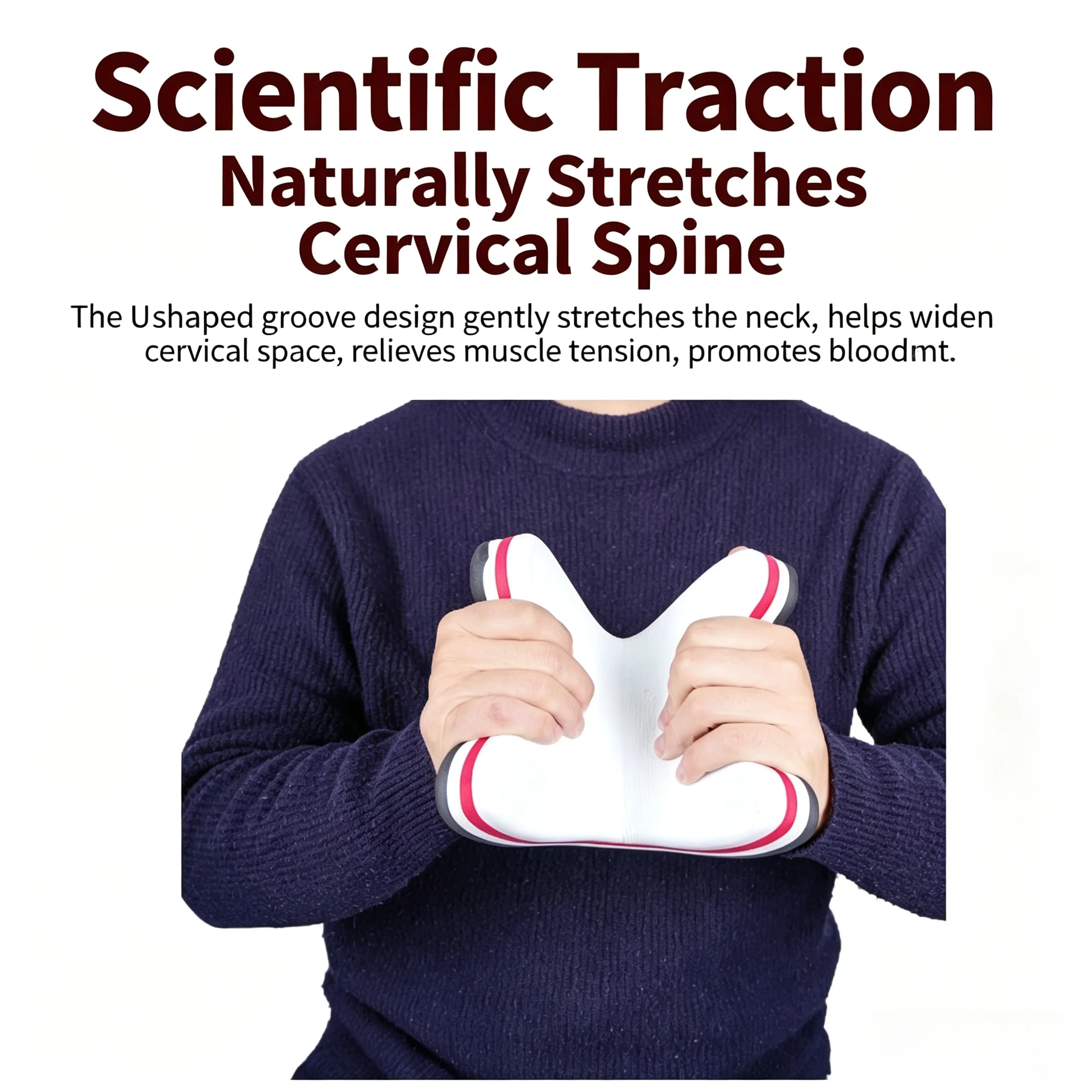 Neck Stretcher Cervical Traction Pillow House Cervical Traction Tube Neck Devices Orthopedic Traction Pillow Relief Neck