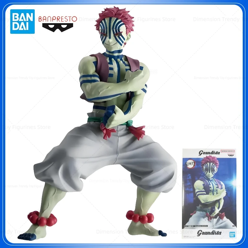 

Bandai в наличии Banpresto Grandista аниме Demon Slayer Akaza ПВХ стоячая фигурка модель игрушки подарки DT