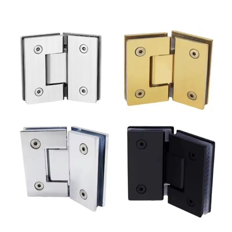 

Kensharp Factory SS304 Glass Door Hardware Hinge 135 Degree Glass To Glass Shower Screen Hinges