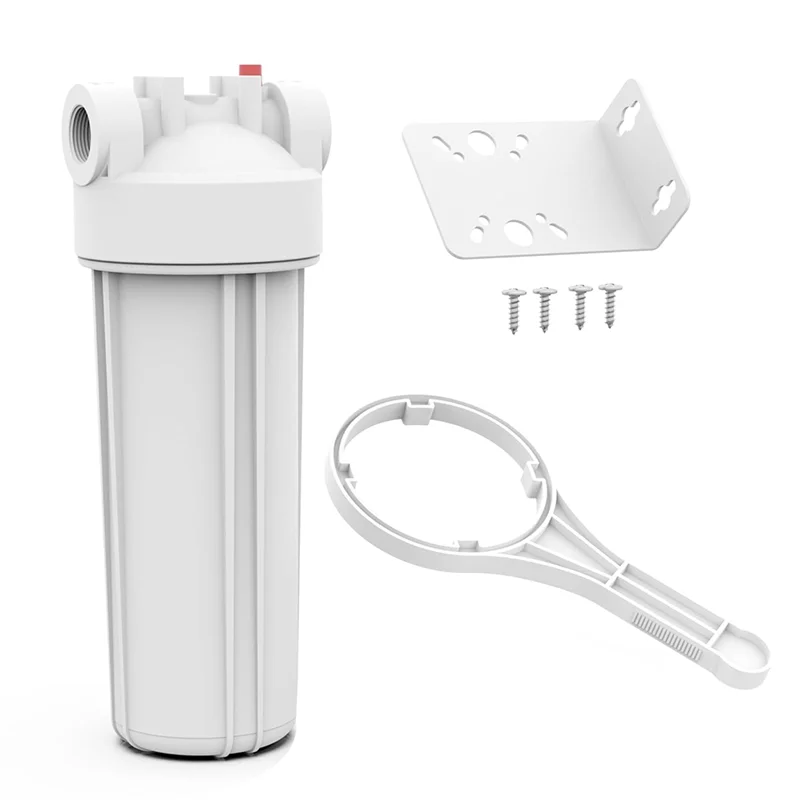 

B84B-FHW10 Корпус фильтра для воды для всего дома, подходит для фильтров от осадов размером 10 x 2,5 дюйма и т. д., система предварительной фильтрации для город и хорошо.