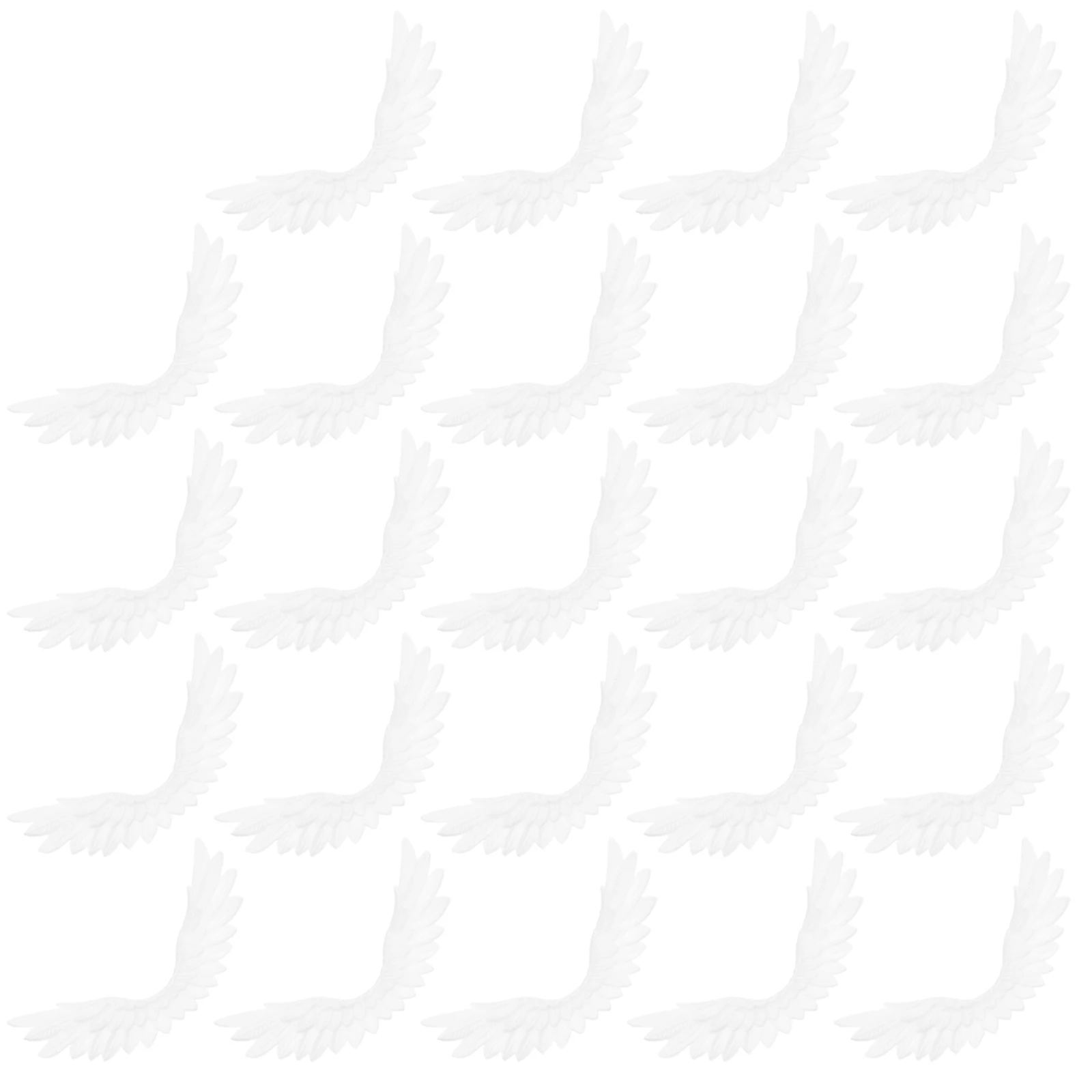 

24 Pcs Angel Wings Accessories Decoration Craft Supplies DIY Handmade Crafts Small Ornament Home