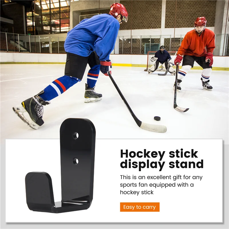 Picture 3: ABHS-4 PCS Hockey Stick Display Holder Wall Mount, Golf Club Display Rack, Hockey Stick ,For Horizontal Hanger For Home Wall