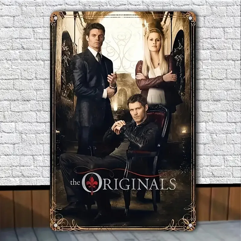 Customize 2D Flat, 1 Original Retro Aluminum Wall-mounted Poster, 8