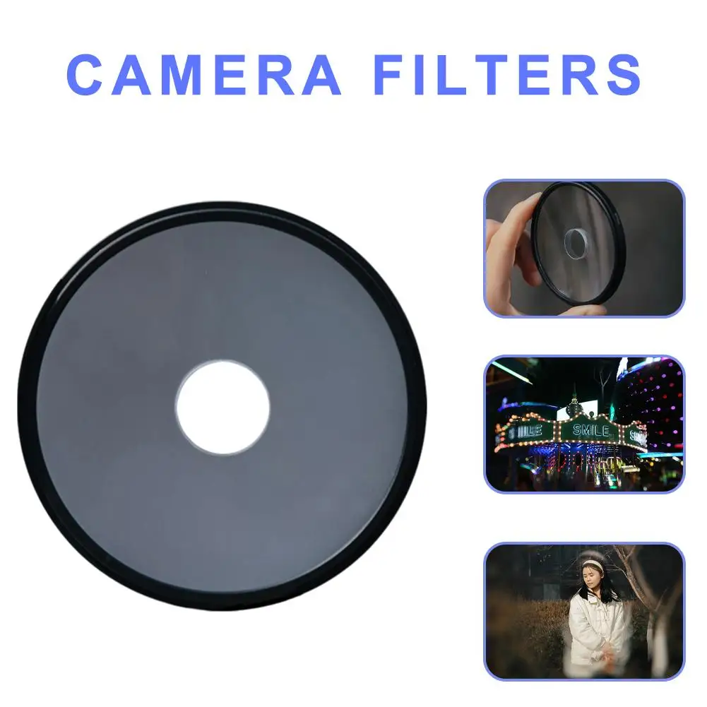 Central Exposure Edge Blurring Close-up Filter Hollow Foreground Effect Special Shooting Portrait Blurring Photography Stud V7X8