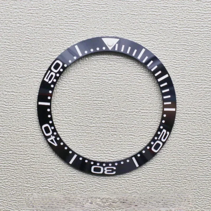ตัวเรือนเซรามิก40มม. เข้ากันได้กับ Omega Omega ฮิปโปโปเตมัส300ซีรีส์แหวนขนาดแหวนนาฬิกาอุปกรณ์เสริม DIY ใหม่