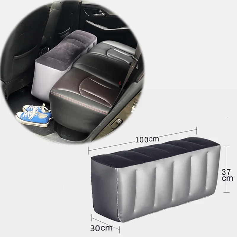 Inflatable Car Bed For Travel Suitable For Sedans Suvs Business Vehicles Rear Seat Sleeping Pad Footrest Filling Pad