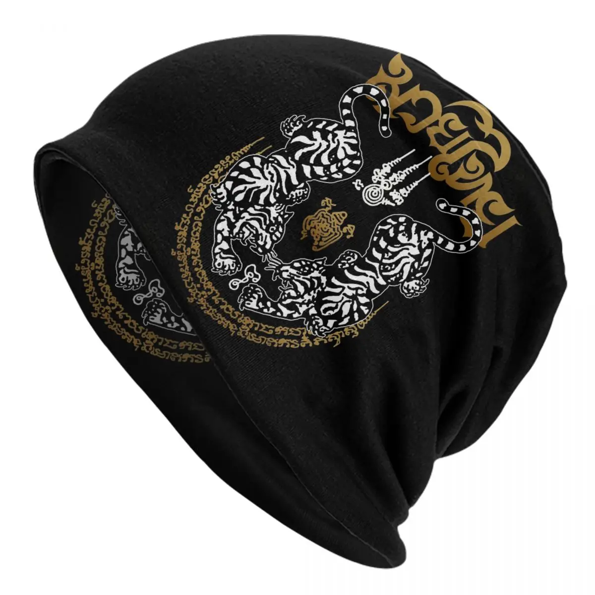 MMA Tattoo Muay Thai Tigers Beanie Cap Winter Bonnet Femme Knitted Hats Outdoor Ski The Art of Eight Limbs Skullies Beanies Cap