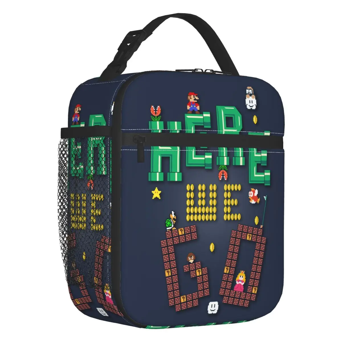 Bolsa de almoço personalizada M-Marioes Video Game Brothers And Friends, bolsa térmica isolada para mulheres, para escritório de adultos