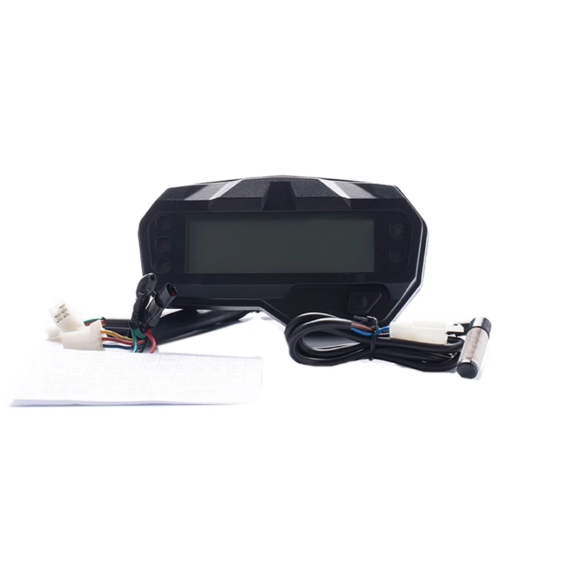 Universal Motorcycle Lcd Digital Meter Speedometer Odometer Tachometer 1000RPM Gauge For Yamaha FZ16