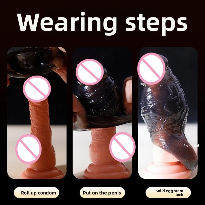 توسيع القضيب كم القضيب موسع الواقي الذكري الانتصاب خاتم الديك تأخير القذف الجنس لعب للرجال الكبار لعبة الجنس متجر