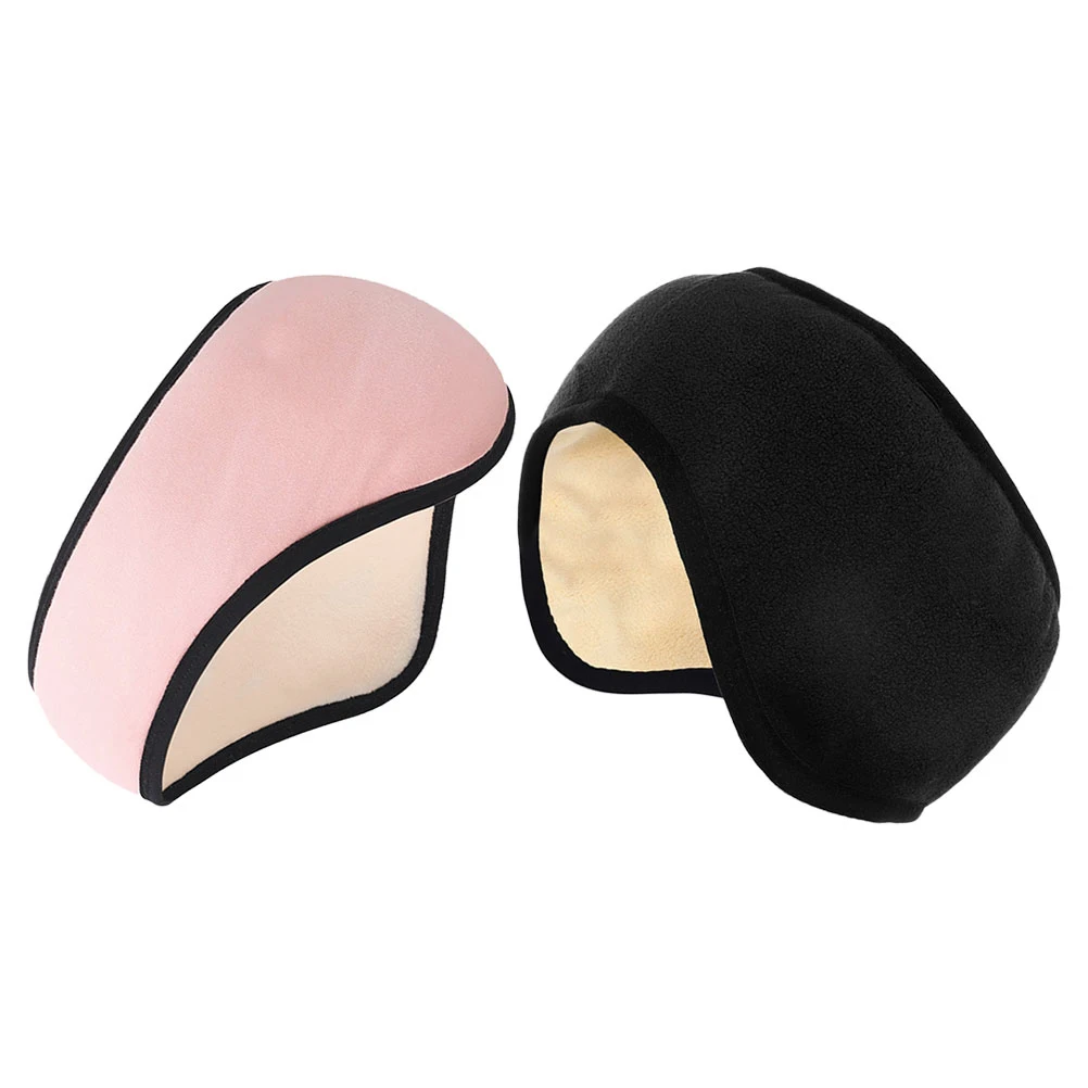 2 pezzi paraorecchie caldi copriorecchie per dormire fascia regolabile scaldaorecchie universali invernali per adulti uomini donne