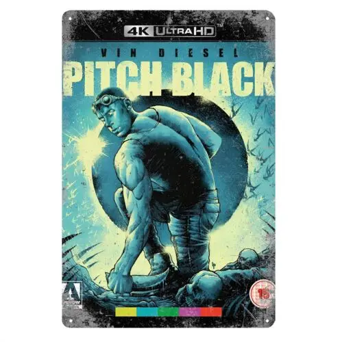 Riddick Pitch Black Movie Metal Poster Tin Sign 20x30cm Plate