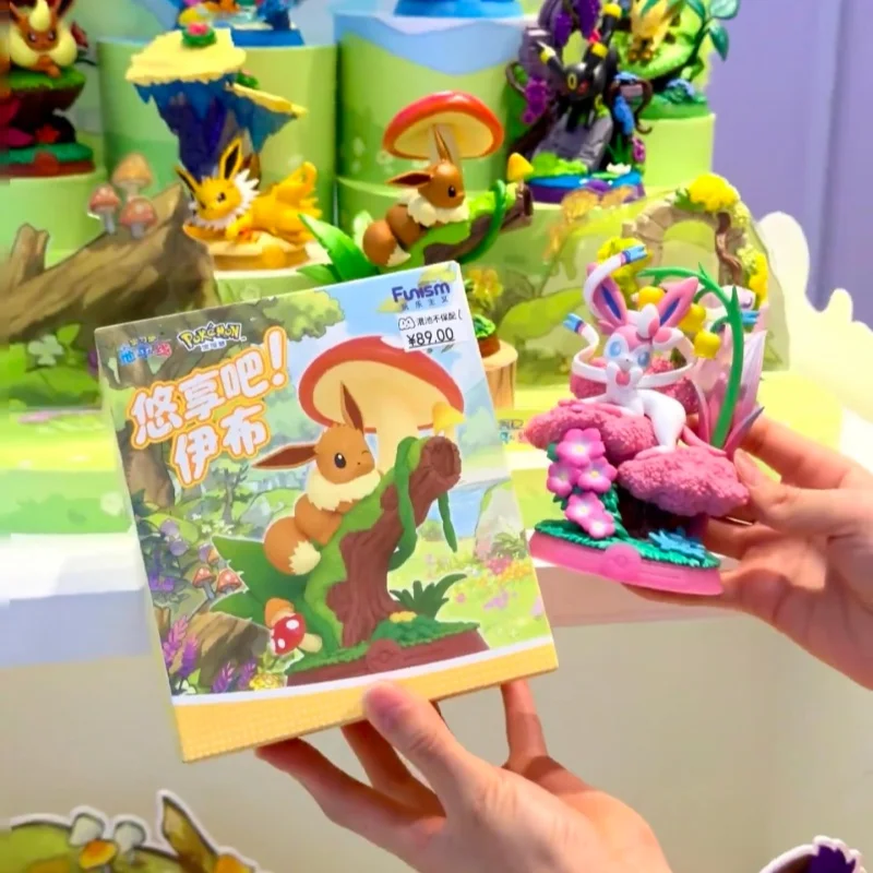 

New Arrival Funism Pokemon Eevee Series V3 Blind Box Trendy Toys Desktop Decoration Figurine Figurine Christmas Birthday Gifts