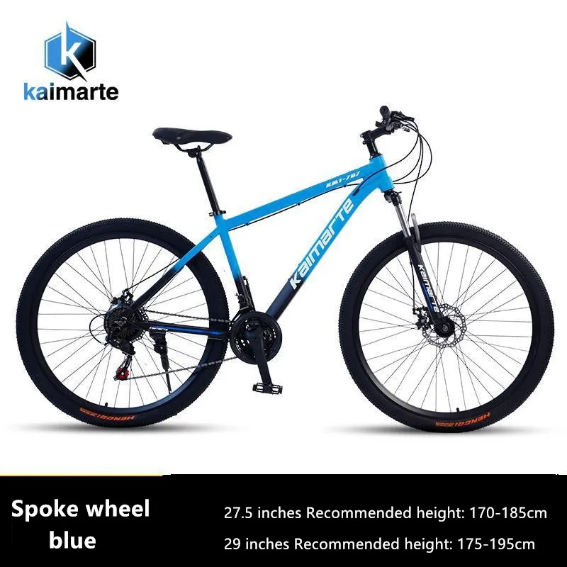 Mountain Bike 27.5/29 Inch Aluminum Alloy Variable Speed Outdoor Mountain Off-Road Bicycle Male Female Commuter Mountain Bike