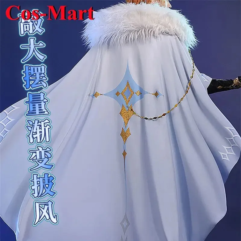 Cos-Mart Game Genshin Impact Tartaglia Cosplay Costume Handsome Winter Uniforms Activity Party Role Play Clothing S-XL New