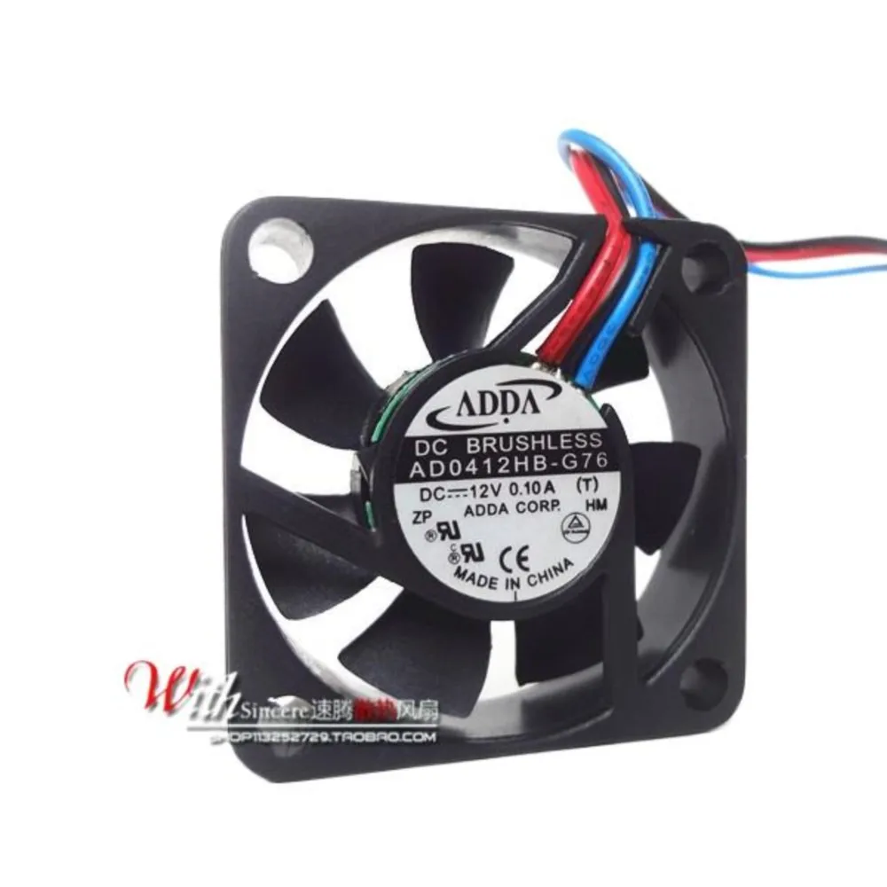 1 قطعة 4010 12 فولت 0.10A 4 سنتيمتر 4 ليمي الكرة وحدة المعالجة المركزية الهيكل مروحة AD0412HB-G76