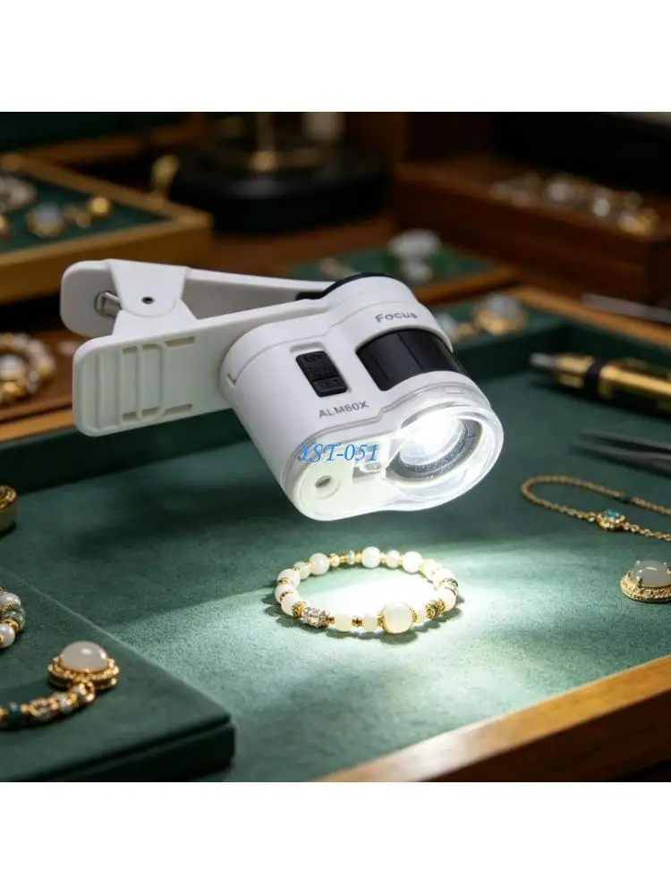 

E15A Lightweight 60X Handheld Magnifier Detections for Detailed Inspection Work