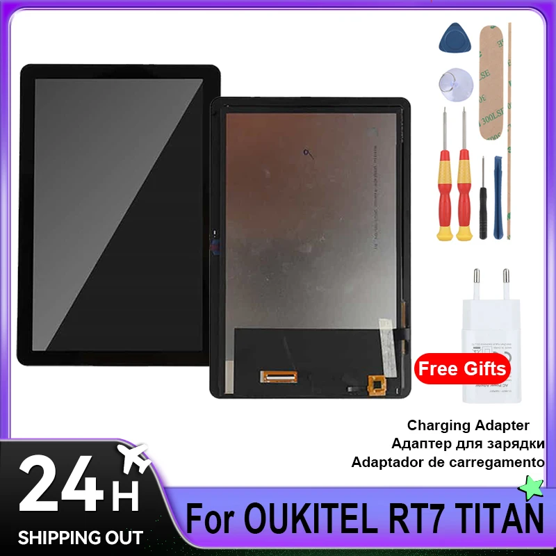 For Oukitel RT7 TITAN LCD Display + Touch Screen Selectable Charger 5.0V-1.2A 6.0W Tool