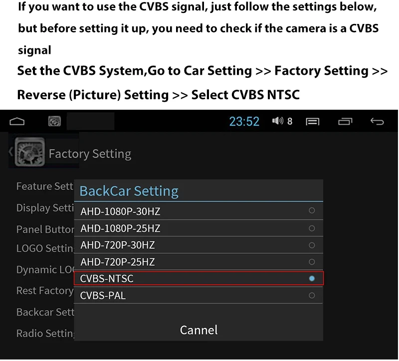 1/2/5/10 Stück AHD 1080P 720P CVBS Auto-Rückfahrkamera 170° ° Weitwinkel-Kamera für automatisches Einparken mit dynamischer Trajektorie und HD-Nachtsicht – Detail 14